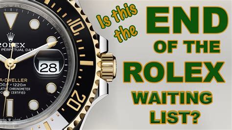 rolex waiting list 2022